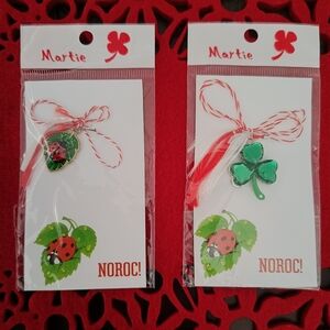 ❤️Martisor / Martenitsa Romanian Traditional Spring Lucky Charms Lot of 2